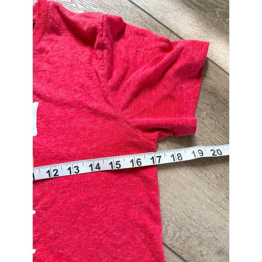 Celebrate Valentines Day Lovely Red 'Faith Hope Love' T-Shirt - Small - Picture 5 of 6